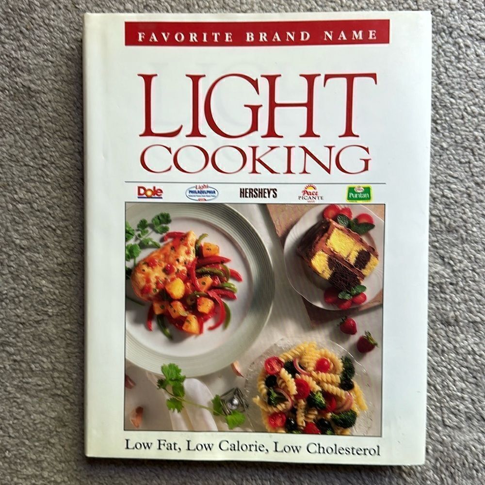 Vintage Favorite Brand Name Light Cooking Hardback Cookbook